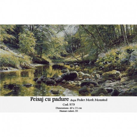 Vanzare set goblen Peisaj cu padure de Peder Mork Monsted