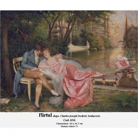 Goblen set de vanzare Flirtul de Soulacroix