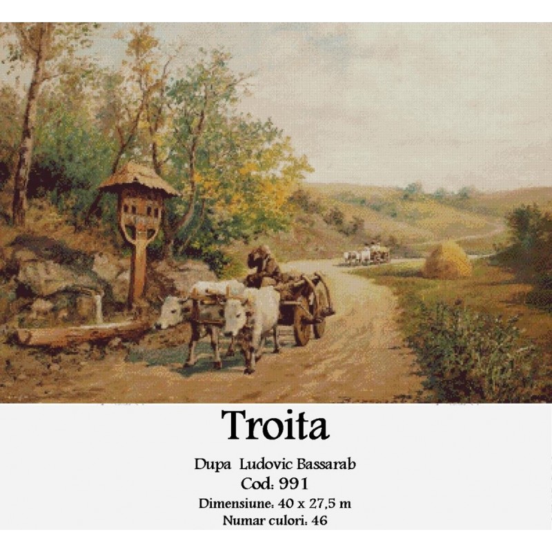 Set goblen - Troita dupa Ludovic Bassarab