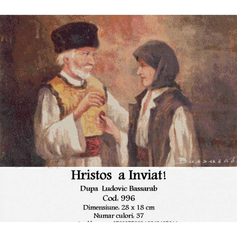 Set goblen - Hristos A Inviat ! dupa Ludovic Bassarab