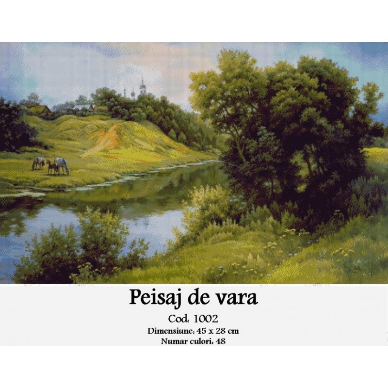 Set goblen - Peisaj de vara