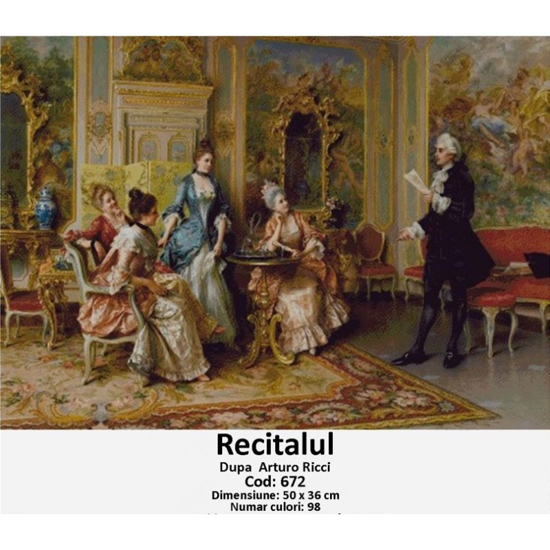 Set Goblen - Recitalul - dupa Arturo Ricci