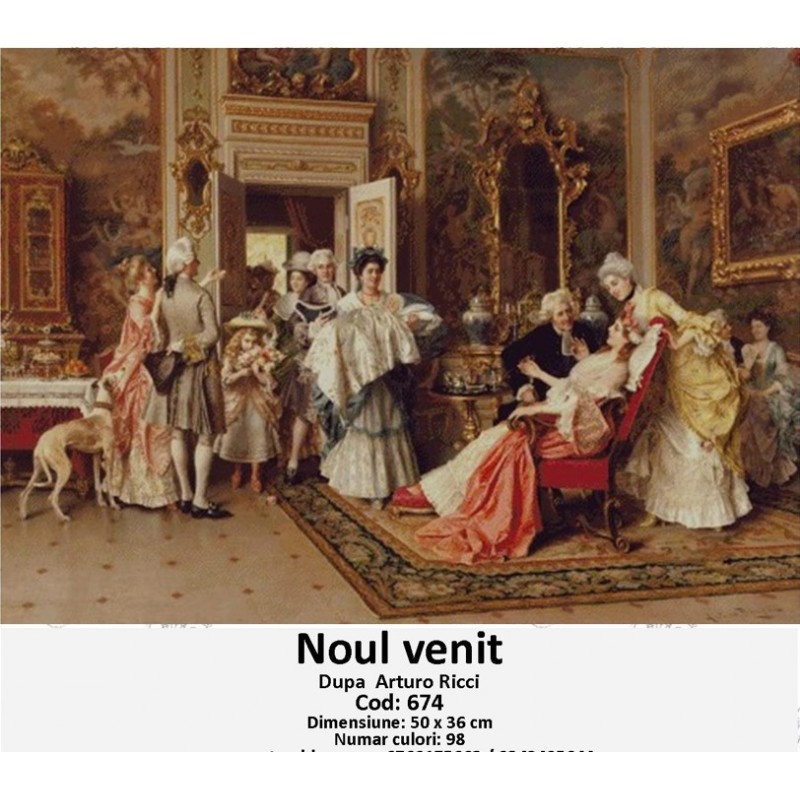 Set Goblen - Noul venit - dupa Arturo Ricci